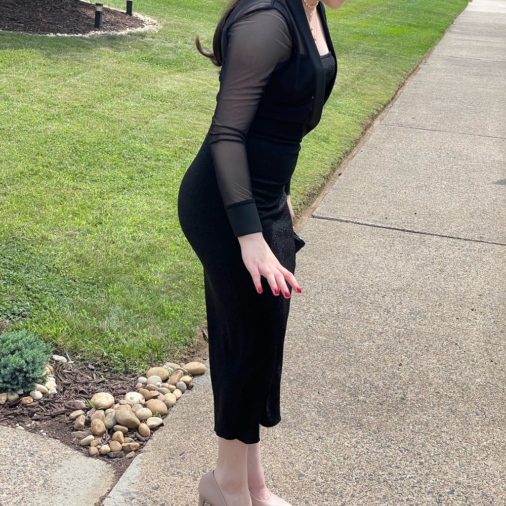 Glitter black dress - Picture 3 of 4